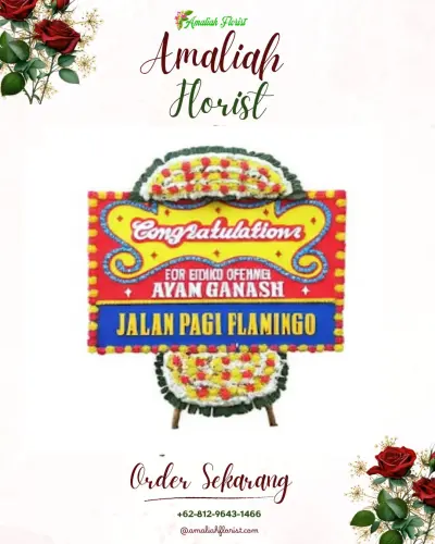 Bunga Papan Congratulation di Tanggulanom